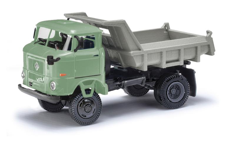 IFA W50 LA MK5 Muldenkipper HD Bereifung blass grün